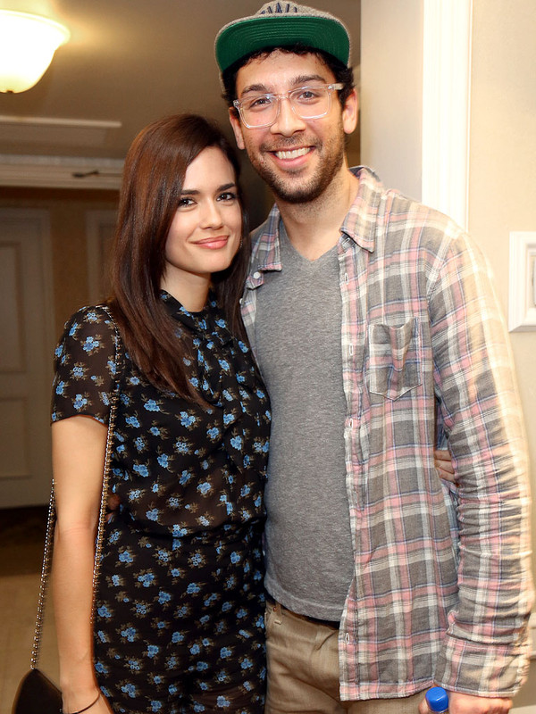 Torrey DeVitto with cool, Boyfriend Rick Glassman 