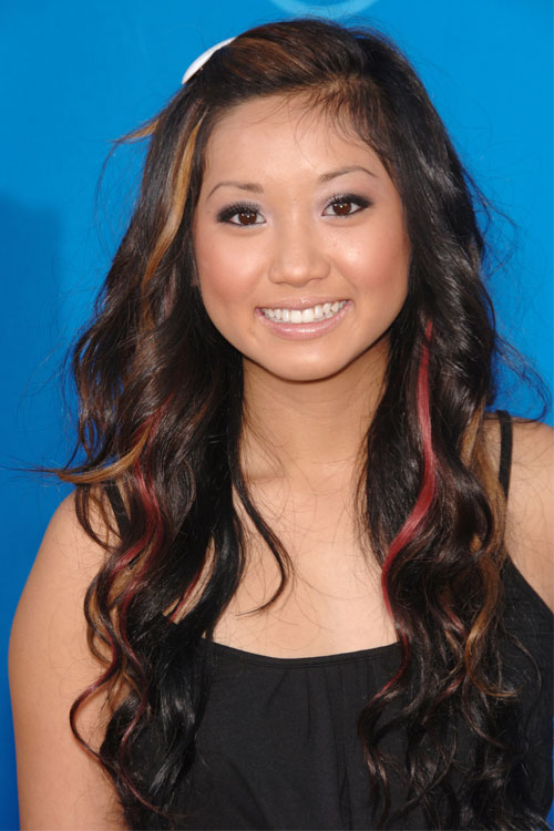 Brenda Song  - 2024 Dark brown hair & chic hair style.
