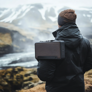Soundboks at Icelandic campsite