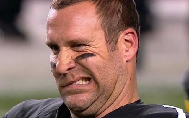 Cabelo castanho claro e penteado alternativo de Ben Roethlisberger  em 2024