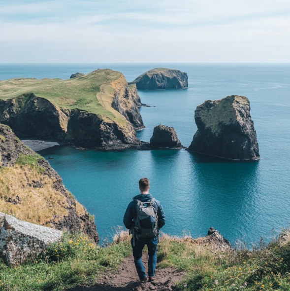 Puffins on the Westman Islands