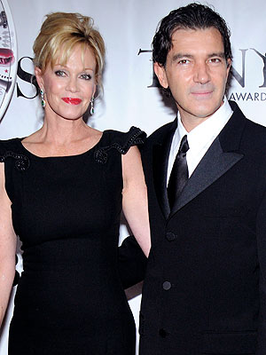 Melanie Griffith with Husband  