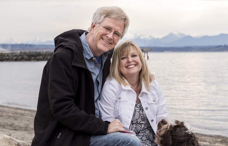 Rick Steves with Wife  