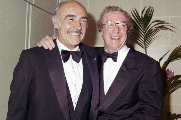 Photo of Sean Connery  & his friend Michael Caine