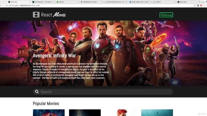 Beginner React course 2019 update Create a Movie Web App