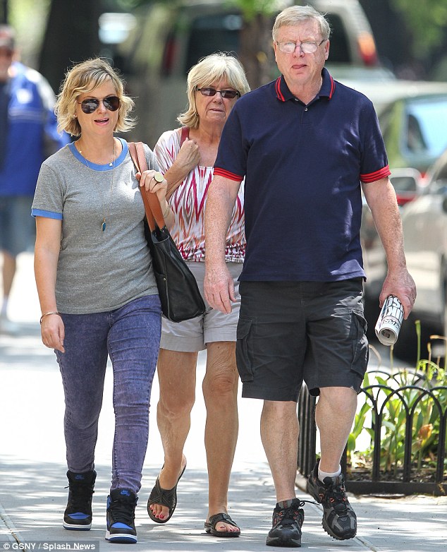   Foto på Amy Poehler  & hennes Pappa  William Grinstead Poehler