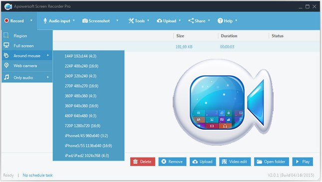 Apowersoft Screen Recorder Pro 2.4.0.12 (Build 02/21/2019) Multilingual
