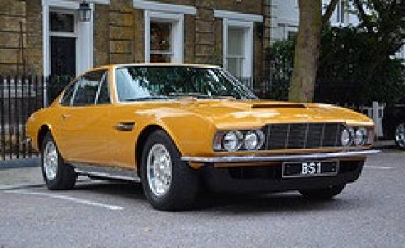 Foto del auto de Roger Moore - Aston Martin