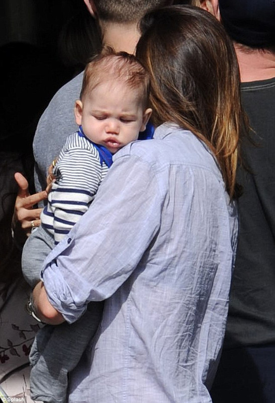 Foto van Michelle Monaghan  & haar Zoon  Tommy Francis White