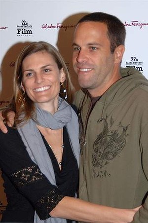 Jack Johnson mit schöner, Ehefrau Kim Johnson  