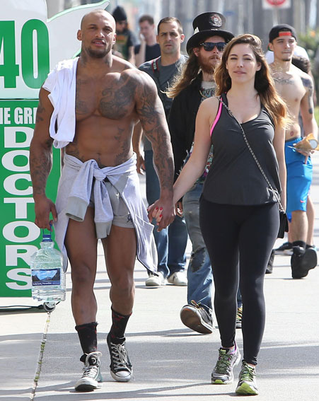 Family photo of the actress, engaged to David Mcintosh, famous for Daily Star, Celebrity Love Island, Piranha 3D.
  