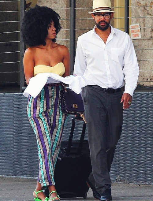 Solange Knowles with cool, Boyfriend Alan Ferguson 