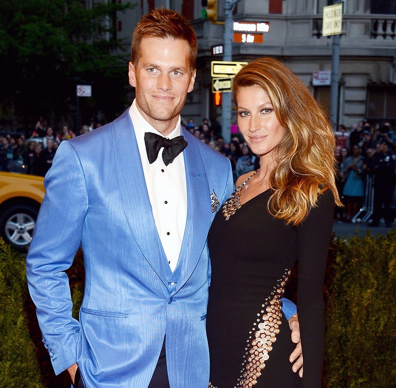    Tom Brady med kool, het, vacker, sexig, Fru Gisele Bündchen 