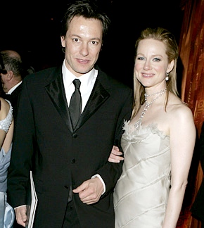 Laura Linney with cool, beautiful, sexy, Husband Marc Schauer  