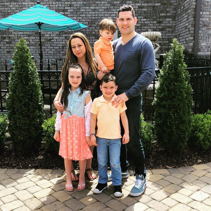 Family photo of the boxer, married to Marivi Weidman, famous for NCAA Division I Wrestling, Longo Law MMA Weidman, Renzo Gracie Academy, Pitch Black MMA.
  