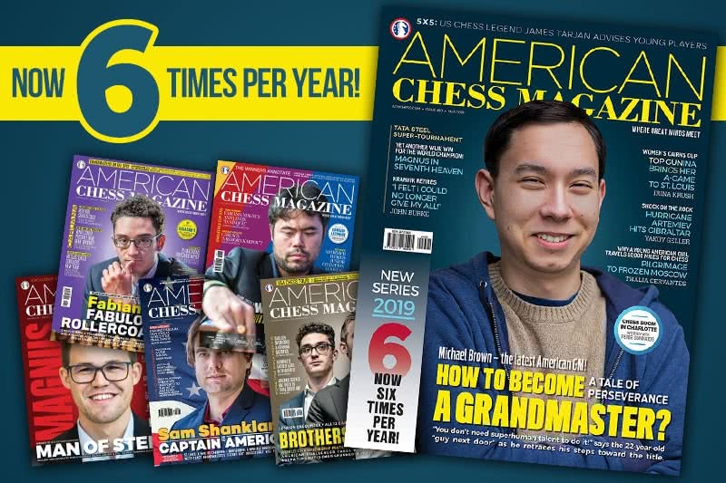 CHESS PERIODICALS :: American Chess Magazine (Chess Bimonthly) American-chess-magazine-one-year-6-issue