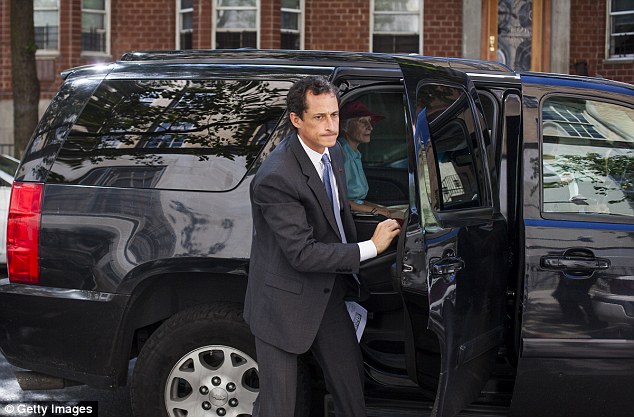 Photo of Anthony Weiner  - car
