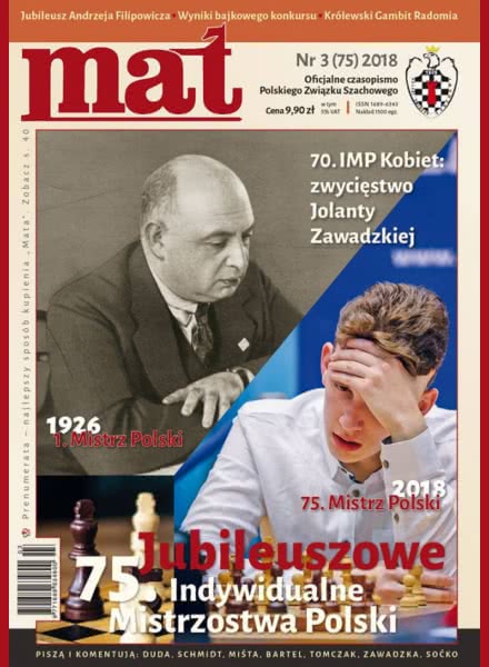 CHESS PERIODICALS :: Czasopismo MAT (Polish Chess Magazine) Mat-75-2018-03