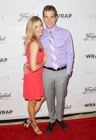 Christina Moore with cool, Husband John Ducey 