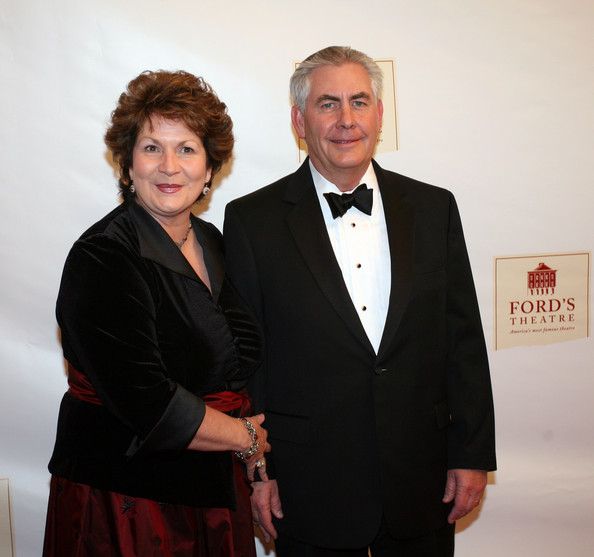    Rex Tillerson con hermoso, Esposa  Renda St. Clair 