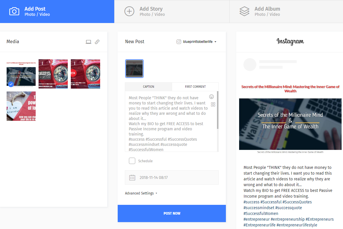 Instato Bot Review: Add your Instagram Post and Schedule it Instato Bot Review: Add your Instagram Post and Schedule it