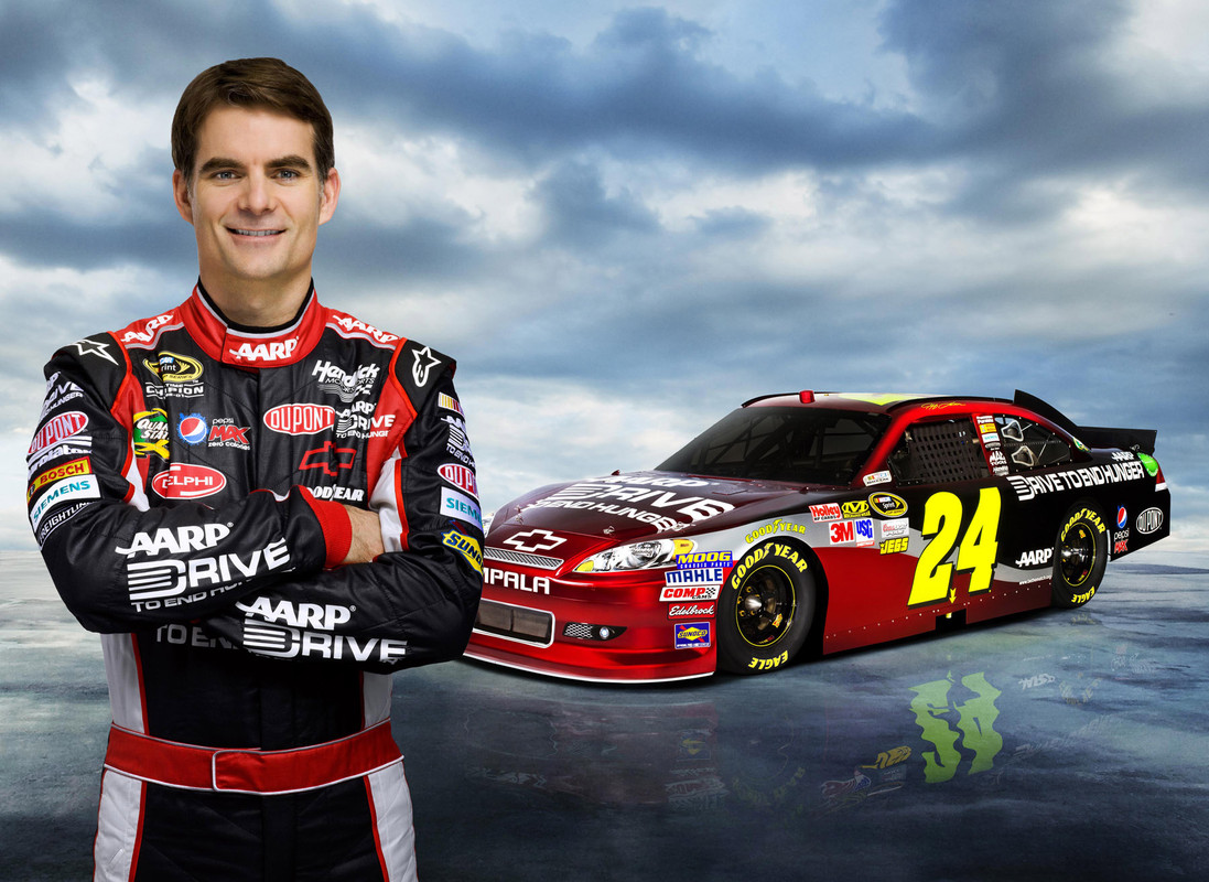 Darrell Waltrip  & Jeff Gordon