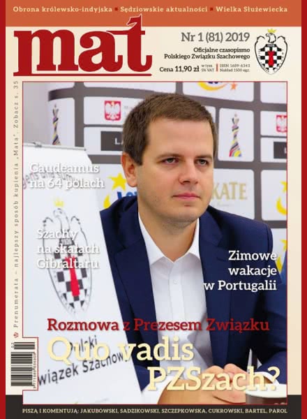 CHESS PERIODICALS :: Czasopismo MAT (Polish Chess Magazine) Mat-81-2019-01