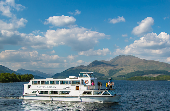 Waterbus operating on Loch Lomond