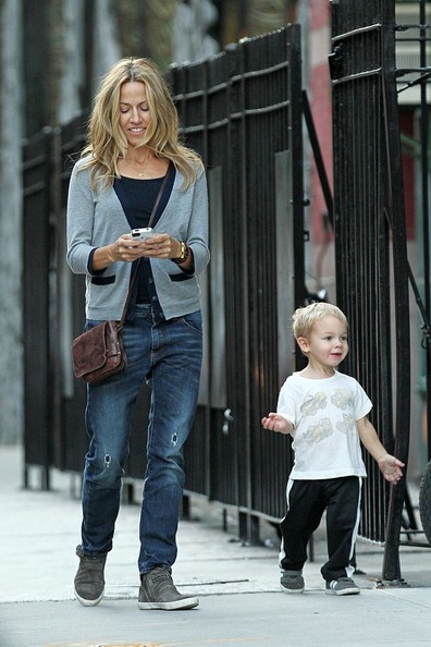 Foto van Sheryl Crow  & haar Zoon  Levi James Crow