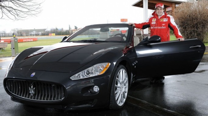 Foto do carro de Fernando Alonso Maserati Gran Cabrio