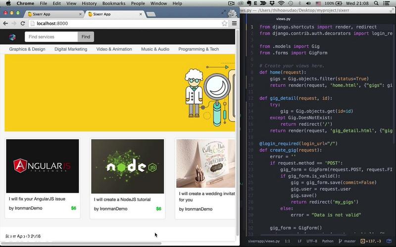 code4startup com Build Fiverr marketplace with Python Django and Braintree