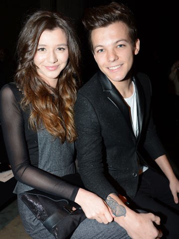 Louis Tomlinson with Girlfriend Eleanor Calder 