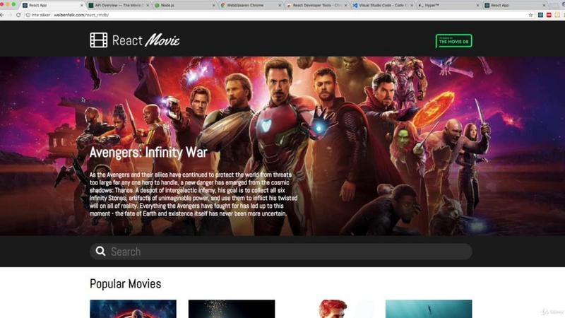 Beginner React course 2019 update Create a Movie Web App