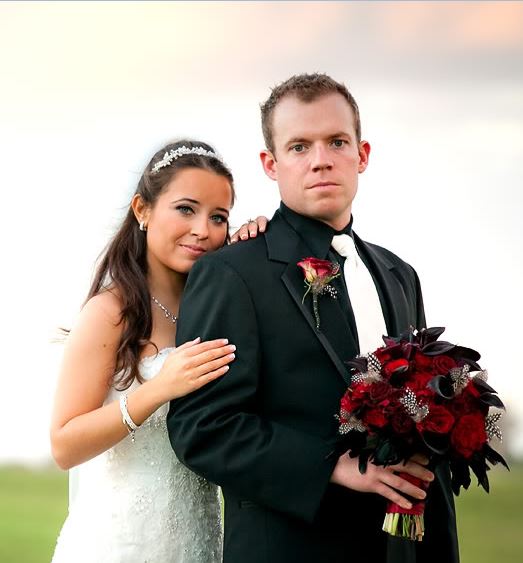 Familiefoto van de coureur, getrouwd met Megan Mayhew , die beroemd is vanwege NASCAR  