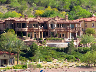 Photo: la maison de Celine Dion en Las Vegas, Nevada.
