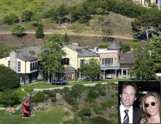 Casa de David Duchovny em Los Angeles, California, USA