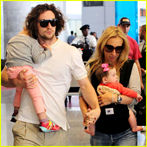 Family photo of the actor, married to Sam Taylor-Johnson, famous for Kick-Ass, Anna Karenina, Godzilla & The Avengers.
  