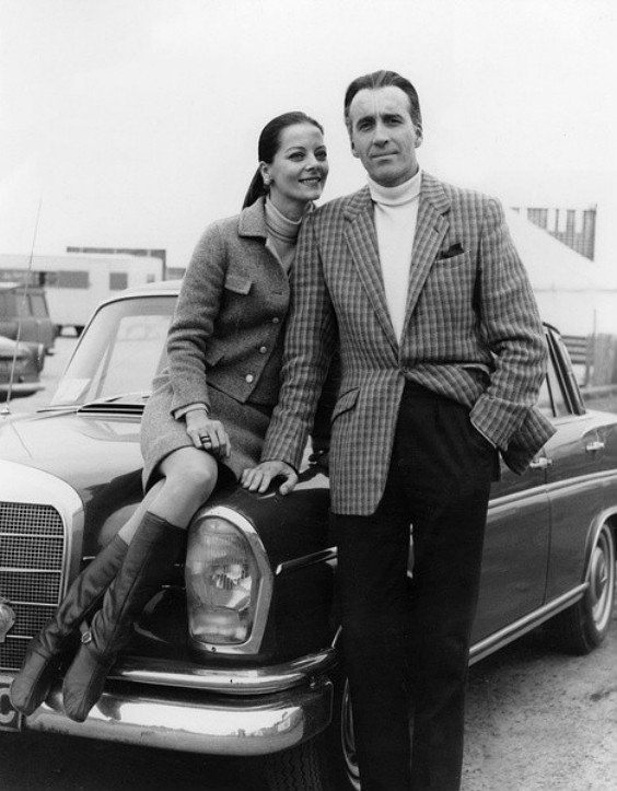 Photo of Christopher Lee  - car
