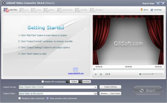 GiliSoft Video Converter 10.7.0