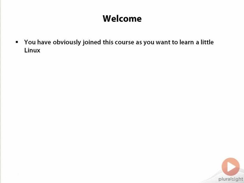 Pluralsight Linux Installation and Initial Configuration