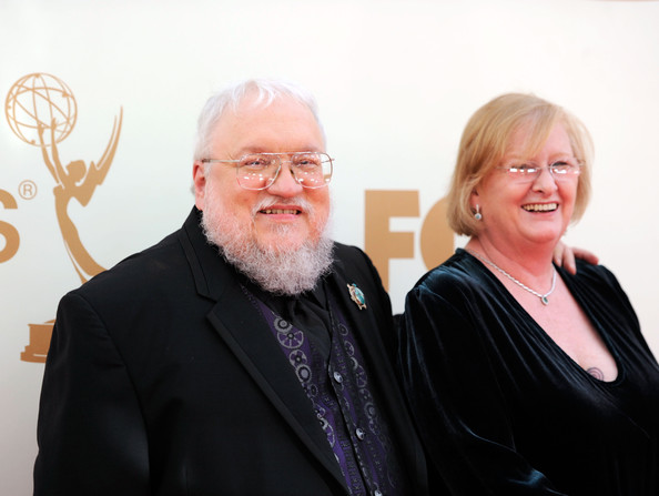 George R. R. Martin with beautiful, Wife Parris McBride 