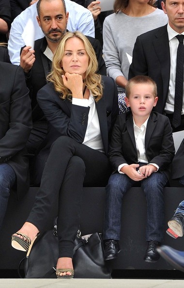 Photo of Sharon Stone  & her Son  Quinn Kelly Stone