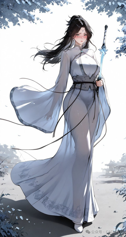 裴雨涵,裴语涵,裴仙子,白衣剑仙,琼明神女录,瓊明神女錄,琼明录,国漫,3D動漫,3D动漫,zzlve,鸽天尊,太极八荒