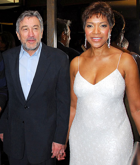 Robert De Niro mit schöner, Ehefrau Grace Hightower 