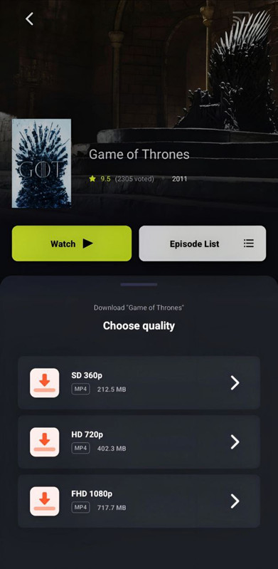 HiiMovie App Preview 9