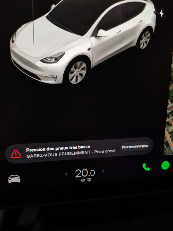 Problème surveillance pression des pneus - Forum et Blog Tesla