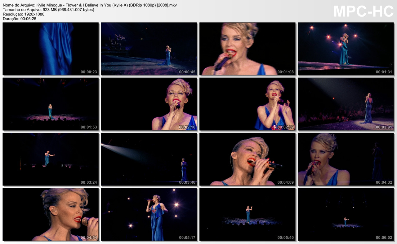 Kylie Minogue - Flower & I Believe In You (Kylie X) (BDRip 1080p) [2008]