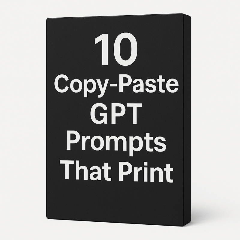 10 Copy-Paste GPT Prompts Image