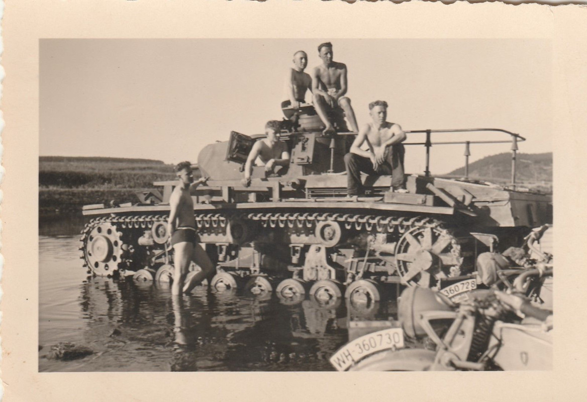 Polenfeldzug,Deutscher Panzer III,AusführungD der4.PD in Polen