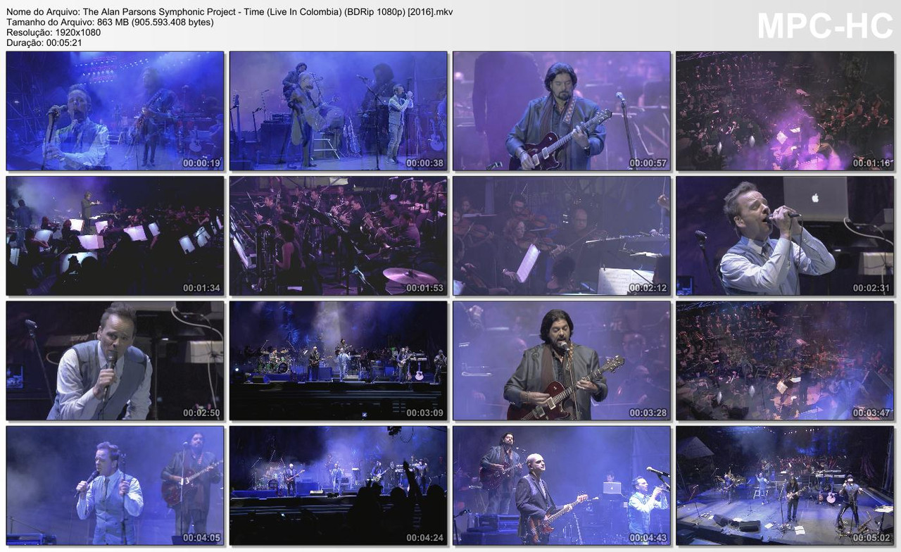 The Alan Parsons Symphonic Project - Time (Live in Colombia) (BDRip 1080p) [2016]